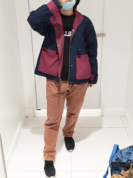 「ROCOCO（ロココ）のアイテム」を使った、Akiraさん（レディース・155cm）の冬コーディネート