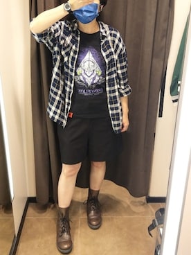 「6IXTY8IGHTのアイテム（ブルゾン）」を使った、Akiraさん（レディース・155cm）の秋コーディネート