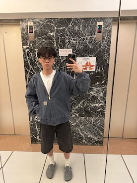 「アイテム（ジャケット/アウター）」を使った、pkhfits さん（メンズ・170cm・10代）の秋コーディネート