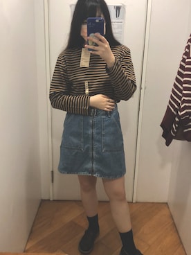 「PRIMARK（プライマーク）のアイテム」を使った、太陽のマテ茶さん（レディース・164cm）の秋コーディネート