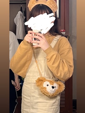 「WEGO（ウィゴー）のアイテム（ジャンパースカート）」を使った、太陽のマテ茶さん（レディース・164cm）の秋コーディネート