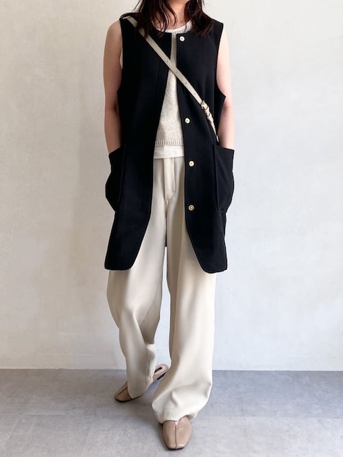 russet（ラシット）の「《qurumu》ロングベスト(KS-263)（ベスト