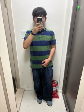 「POLO RALPH LAUREN（ポロ ラルフ ローレン）のアイテム」を使った、SHIMさん（メンズ・165cm）の夏コーディネート