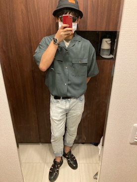 SHIMさん（メンズ・165cm）の夏コーディネート