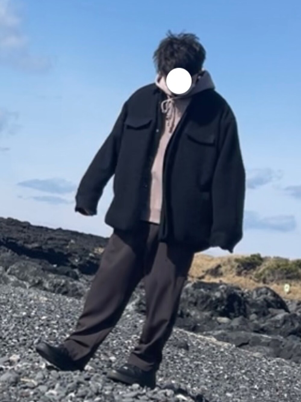 stein OVERSIZED BLANKET CPO SHIRT JACKET