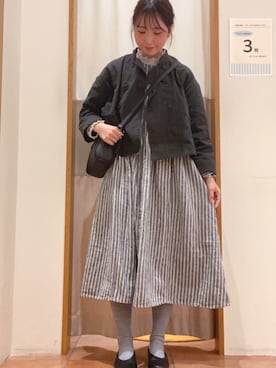 「Samansa Mos2（サマンサ モスモス）のアイテム（ジャケット/アウター）」を使った、ゆかさん（レディース・162cm）の冬コーディネート