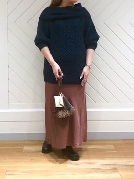 DouDou  阪急三番街店さん（レディース・162cm）の秋コーディネート