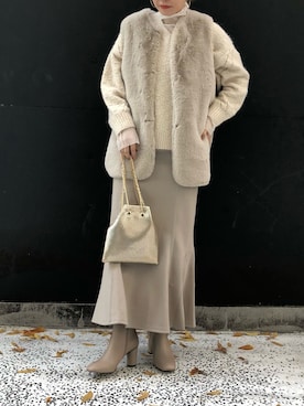 DouDou  阪急三番街店さん（レディース・164cm）の冬コーディネート