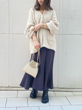 DouDou 阪急三番街店さん(レディース・165cm)の冬コーディネート