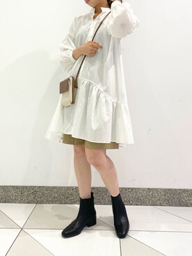 「ミニワンピ」｜DouDou  阪急三番街店さん（レディース・162cm）の夏コーディネート