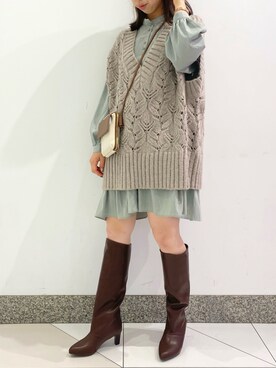 DouDou 阪急三番街店さん(レディース・162cm)の秋コーディネート