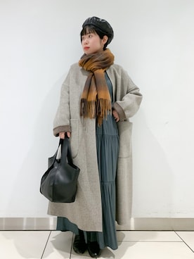 「URBAN RESEARCH（アーバンリサーチ）のアイテム（その他）」を使った、kazuyo.kさん（レディース・148cm）の冬コーディネート