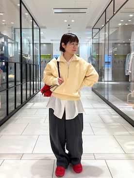 「NOMADIS（ノマディス）のアイテム」を使った、kazuyo.kさん（レディース・148cm）の冬コーディネート