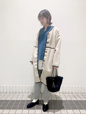 「アイテム（エコバッグ/サブバッグ）」を使った、SM2 olohuone札幌パセオ店さん（レディース・160cm）の秋コーディネート