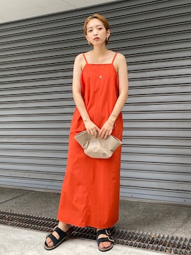 「NOMINE（ノミネ）のアイテム」を使った、ERIさん（レディース・156cm）の夏コーディネート