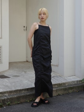 「NOMINE（ノミネ）のアイテム」を使った、ERIさん（レディース・156cm）の夏コーディネート