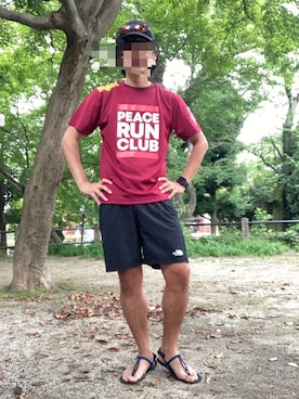 「MOBSTYLES（モブスタイル）のアイテム」を使った、TSUYOさん（メンズ・166cm）の夏コーディネート