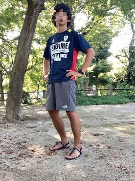 「svolme（スヴォルメ）のアイテム」を使った、TSUYOさん（メンズ・166cm）の夏コーディネート