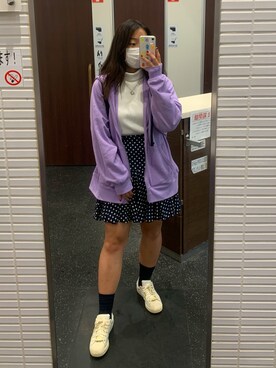 「DOT DASH（ドットダッシュ）のアイテム」を使った、koさん（レディース・160cm）の秋コーディネート