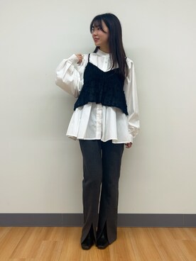 「RU.TI.LE（ルチル）のアイテム（トップス）」を使った、S.S.さん（レディース・150cm）の冬コーディネート
