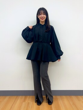 「きれいめコーディネート」｜S.S.さん（レディース・150cm）の冬コーディネート