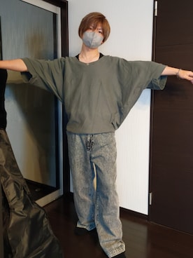 「アイテム（タンクトップ）」を使った、tamuramaroさん（メンズ・175cm）の秋コーディネート