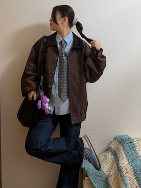 「アイテム（フォーマルスーツ/小物）」を使った、yoriri00さん（レディース・166cm）の秋コーディネート