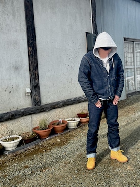 「RRL（ダブル アール エル）のアイテム」を使った、ITAさん（メンズ・168cm）の冬コーディネート