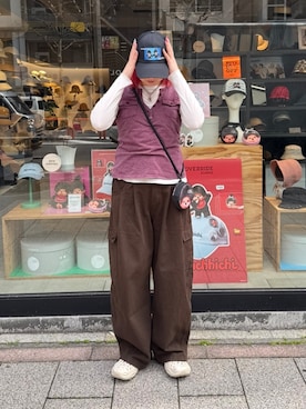 「OVERRIDE（オーバーライド）のアイテム」を使った、ｺﾏさん（レディース・167cm）の春コーディネート