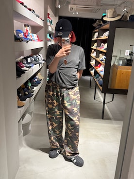 「NEW ERA（ニューエラ）のNEW ERA   920 DAMAGED / ニューエラ（キャップ、ブラック系）」を使った、ｺﾏさん（レディース・167cm）の夏コーディネート