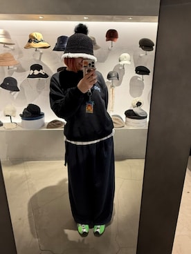 「アイテム（雑貨/ホビー）」を使った、ｺﾏさん（レディース・167cm）の冬コーディネート