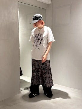 「OVERRIDE（オーバーライド）のアイテム」を使った、ｺﾏさん（レディース・167cm）の夏コーディネート