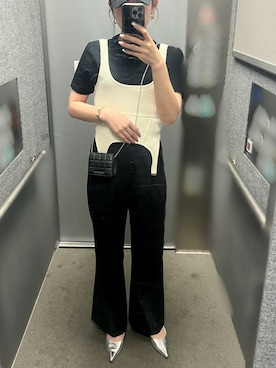 「CHARLES & KEITH（チャールズ & キース）のアイテム」を使った、xxxsxさん（レディース・160cm）の夏コーディネート