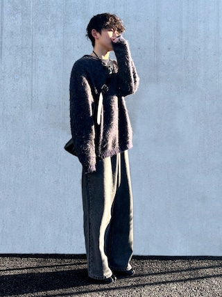YOKE（ヨーク）の「YOKE/ヨーク/3COLOR JACQUARD MOHAIR SWEATER