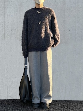 「un/neu（アンノイ）のアイテム」を使った、gohkiさん（メンズ・168cm）の冬コーディネート