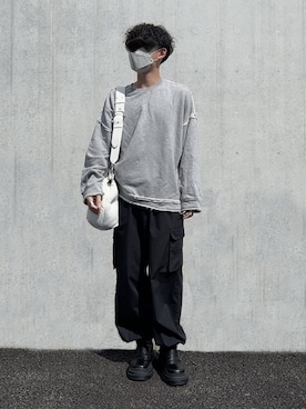 「LiNoH（リノー）のアイテム（ブーツ）」を使った、gohkiさん（メンズ・168cm）の秋コーディネート