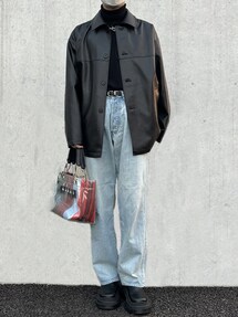 LIDNM（リドム）の「VAJIRA ICE WASH DENIM（デニムパンツ）」 - WEAR