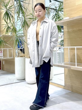「NERGY（ナージー）のアイテム（ジャケット/アウター）」を使った、とっちーさん（レディース・153cm）の秋コーディネート