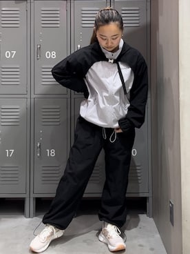 「アイテム（ブルゾン）」を使った、とっちーさん（レディース・153cm・20代）の春コーディネート