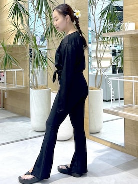 「フェスコーデ」｜「アイテム（その他トップス）」を使った、とっちーさん（レディース・153cm）の夏コーディネート