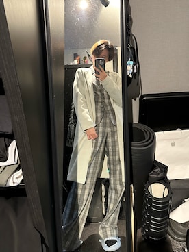 「新星WEARISTAにエントリー」｜「アイテム（スーツジャケット）」を使った、kurokiakane0620さん（レディース・158cm）の冬コーディネート
