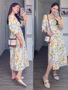 「GAP（ギャップ）のアイテム（ワンピース/ドレス）」を使った、smallx2さん（レディース・165cm）の秋コーディネート