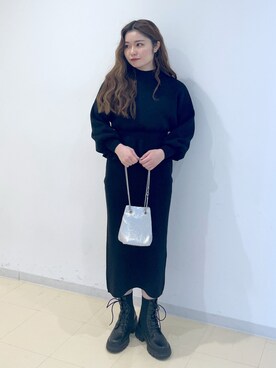 「バレンタインデートスタイル」｜mayuさん（レディース・154cm）の冬コーディネート