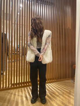 「FREE'S MART（フリーズマート）のアイテム」を使った、mayuさん（レディース・154cm）の秋コーディネート