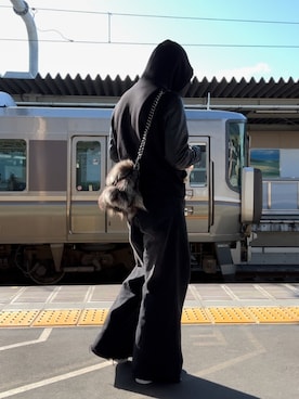 「DIESEL（ディーゼル）のアイテム（ジャケット/アウター）」を使った、ayakidanyoさん（メンズ・171cm）の冬コーディネート