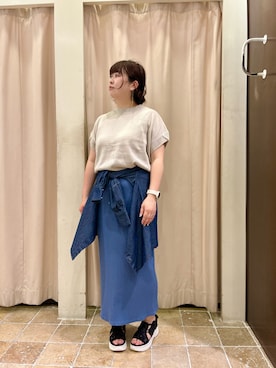 saori🐿️さん（レディース・157cm）の春コーディネート