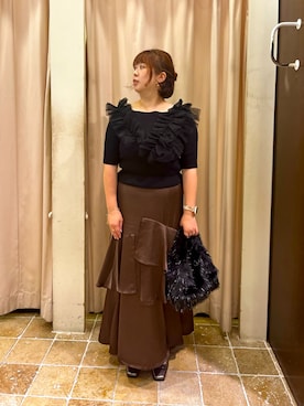 saori🐿️さん（レディース・157cm）の夏コーディネート