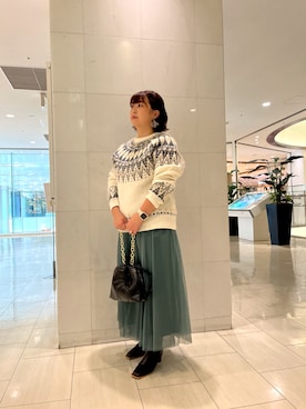 saori🐿️さん(レディース・157cm)の秋コーディネート