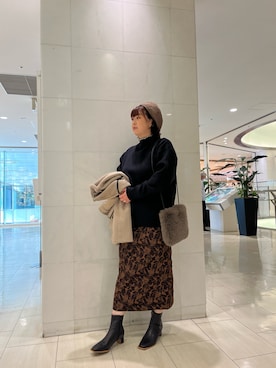 「テチチ(Te chichi)」｜「アイテム（ブルゾン）」を使った、saori🐿️さん（レディース・157cm）の秋コーディネート