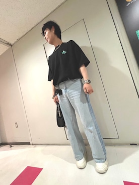 「アイテム（ハンドバッグ）」を使った、ryogaさん（メンズ・172cm・20代）の夏コーディネート